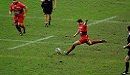 rugby penalty shot