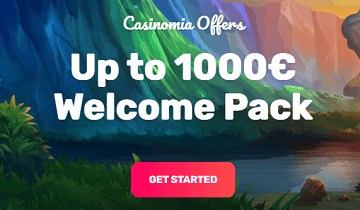 Casinomia Welcome Bonus: Up To €1000 + 300 Free Spins!