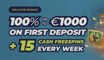 Casinoin Casino Welcome Bonus: 100% up to €1000 + 60 Free Spins!