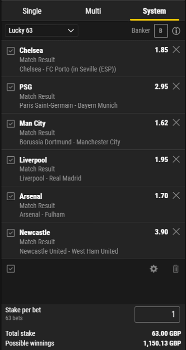 Lucky 63 Bwin